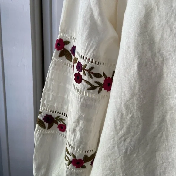 Sézane chemise megane in ficelle size 4 - Picture 5 of 9